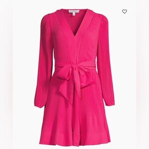 MILLY cocktail dress - Liv Pleated Dress Pink Size 8